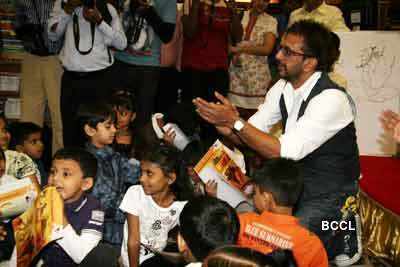 Javed at story telling session