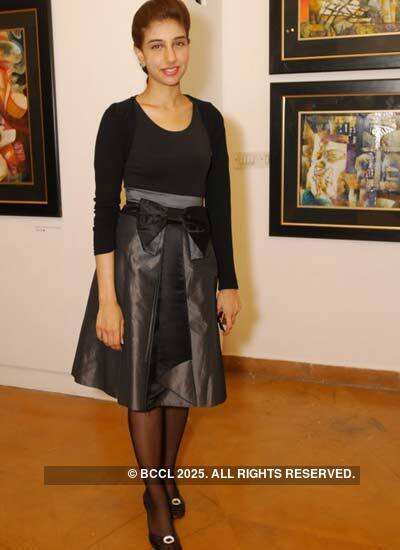 Shweta's art exhibition