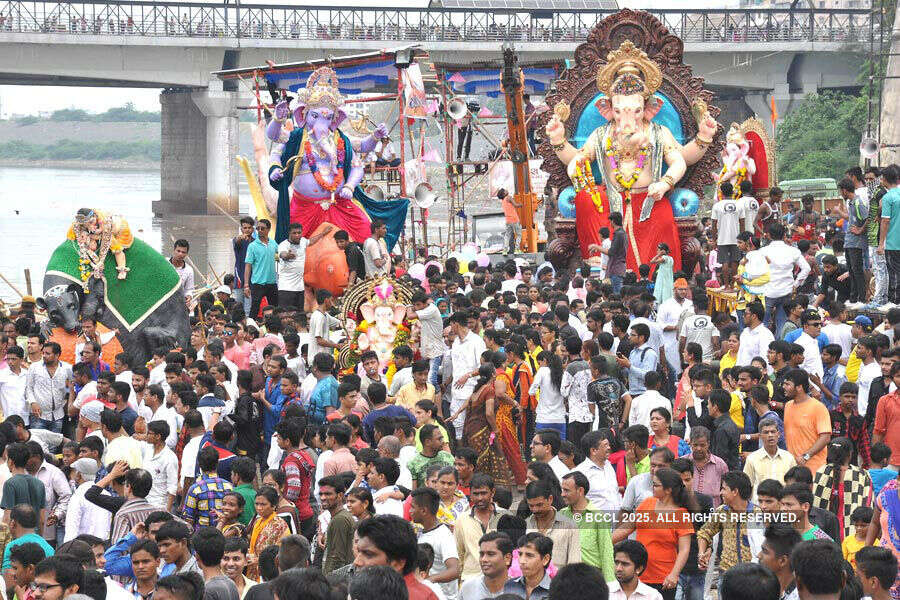 Ganesh Visarjan across India