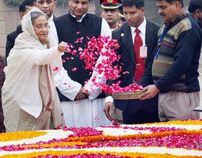 Bangladeshi PM in Delhi