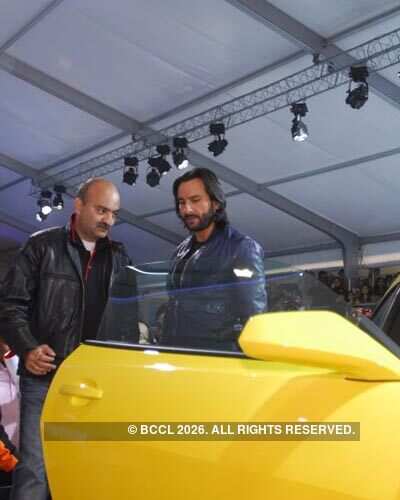 Saif at Auto Expo '10