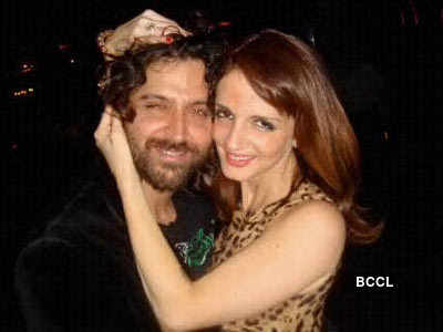 Hrithik with Suzanne
