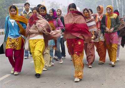 World under cold waves