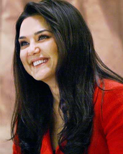 Preity at a press meet