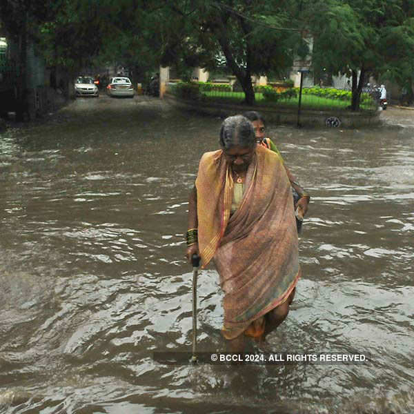 Heavy rains cripple normal life in Hyderabad