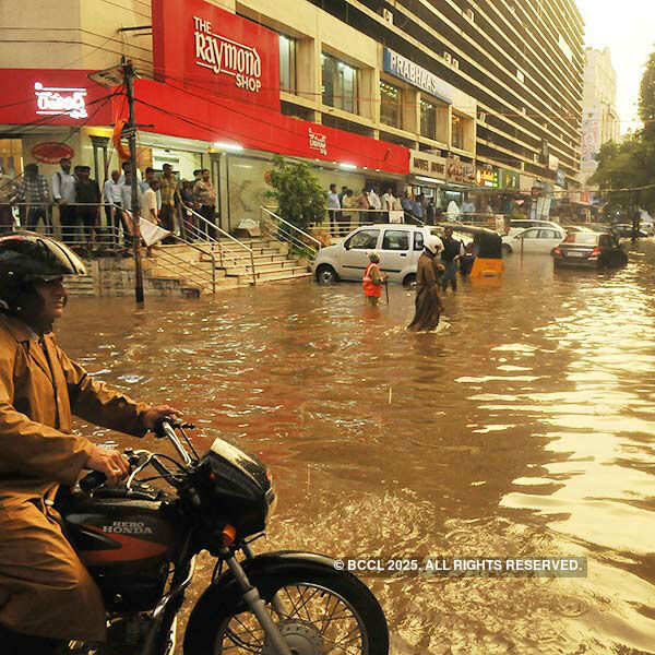 Heavy rains cripple normal life in Hyderabad