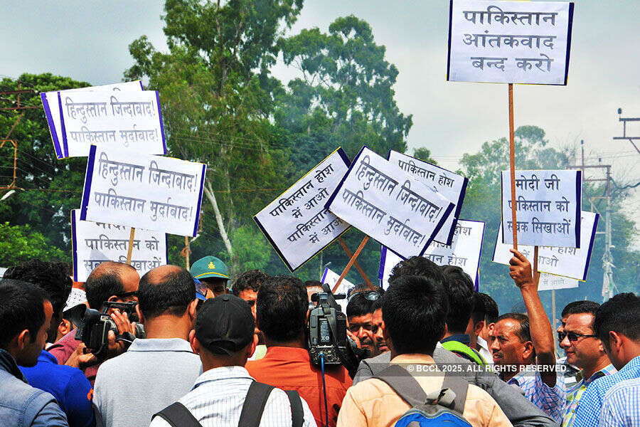 Uri Attack: Protest against Pakistan