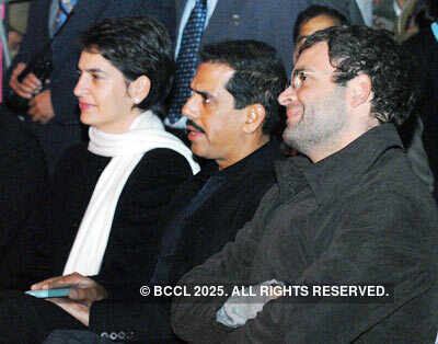 Priyanka Vadra, Robert Vadra, Rahul Gandhi