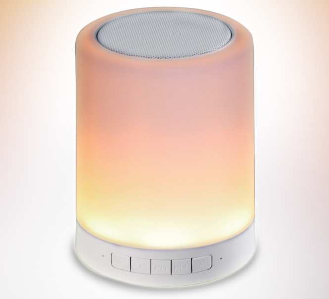 bt speaker with led lamp
