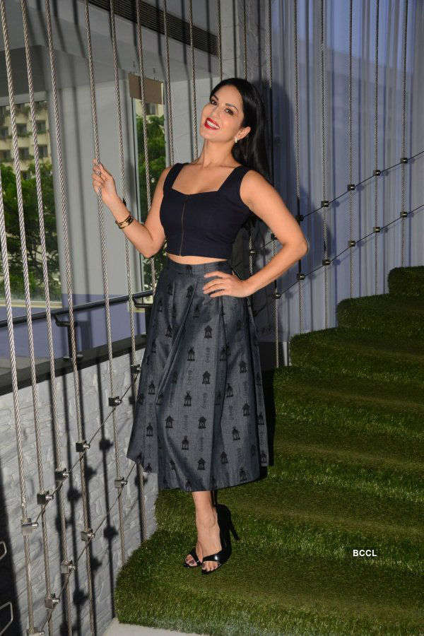 Sunny Leone at Exhibit magazine's photoshoot