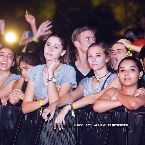 DJ Hardwell performs in the city