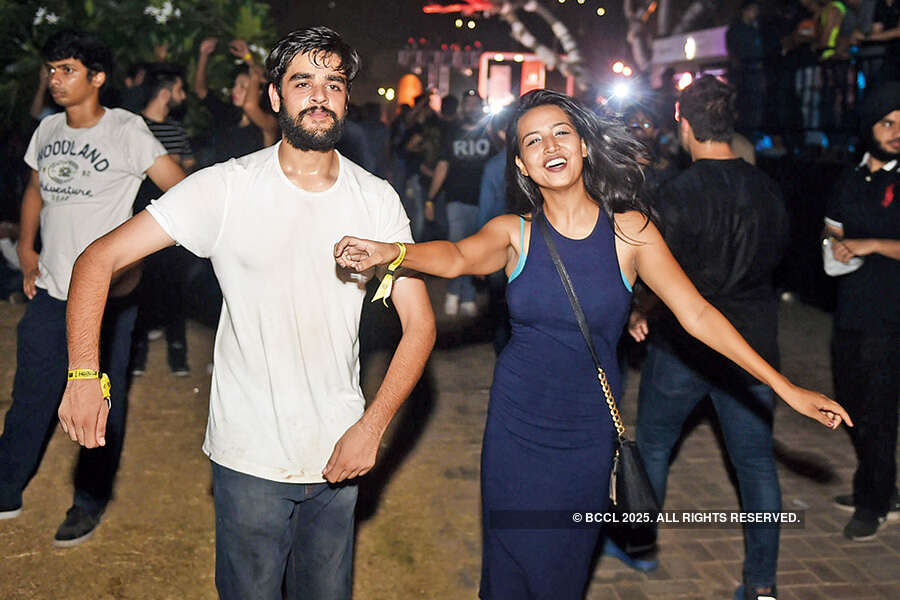 DJ Hardwell performs in the city