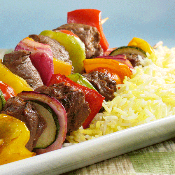 Zucchini Rice Kebabs Recipe