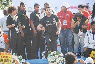 John at Mumbai Marathon '10