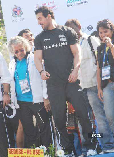 John at Mumbai Marathon '10