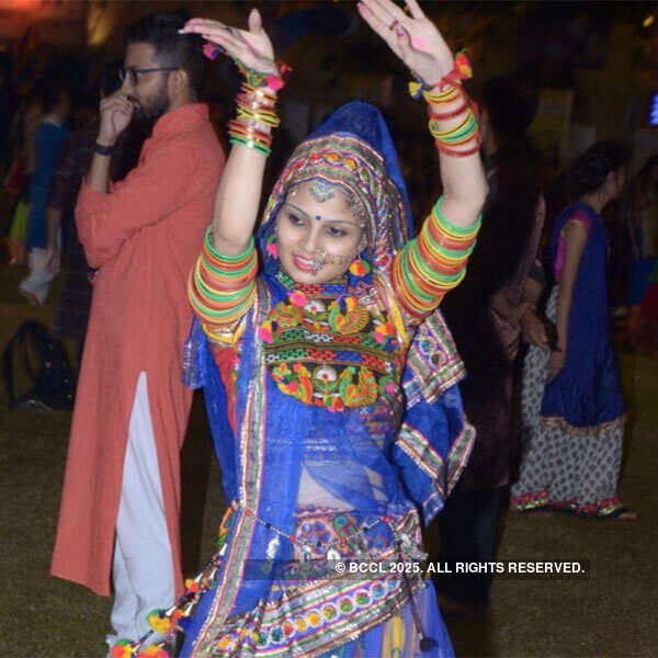 Devotees celebrate Navratri Festival