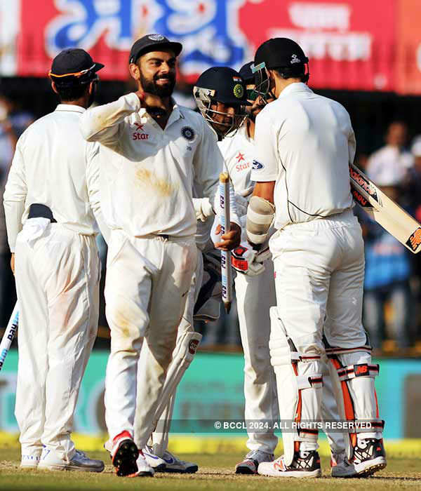 India win third New Zealand Test