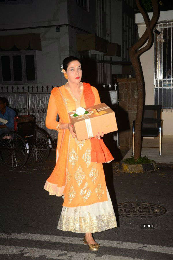 Hema Malini's birthday celebration