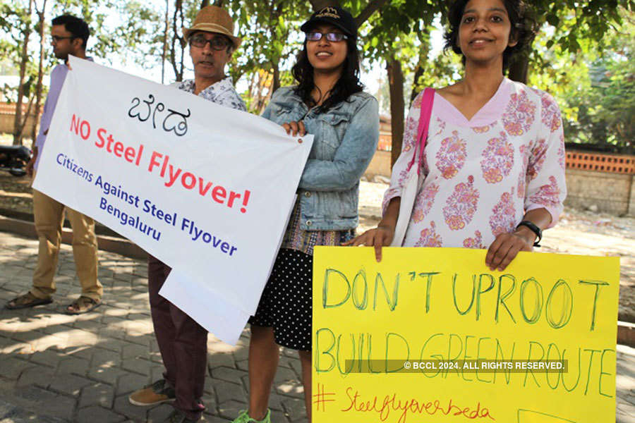 Steel Flyover protest