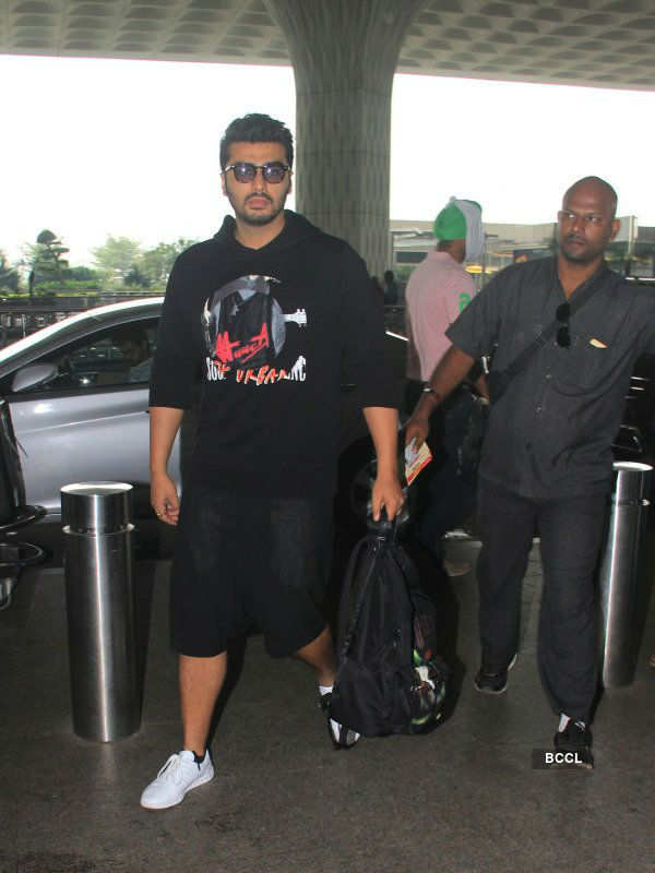 Photos of celebrities at airport