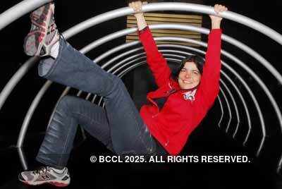 Reena at a felicitation function