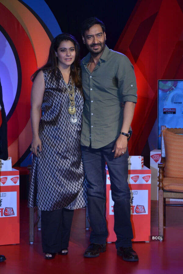 Kajol & Ajay Devgn on Aaj Tak's Mumbai Manthan