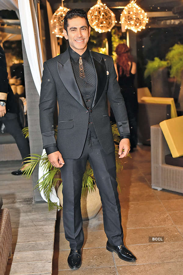 Tarun Khanna during the Black and Gold-themed party hosted by designer  Bharat Grover in the city - Photogallery