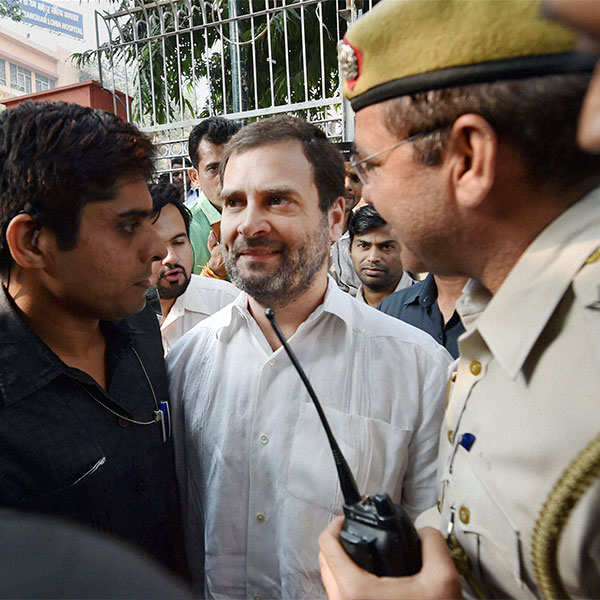 Ex-serviceman's suicide: Rahul detained, released