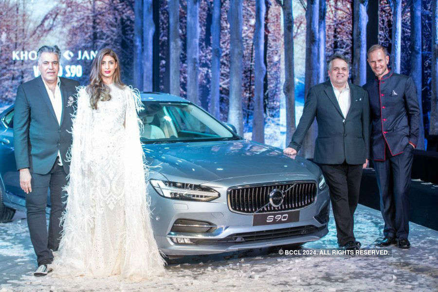 Abu Jani and Sandeep Khosla launch with Volvo S90