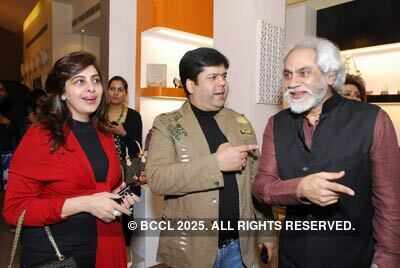 Monika, Kapil and Sunil Sethi