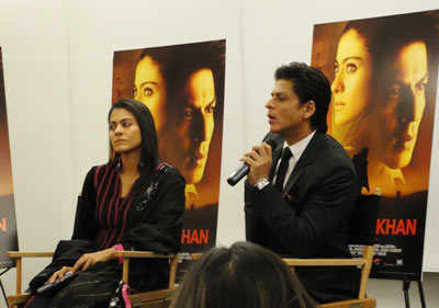 SRK-Kajol at MNIK press conference