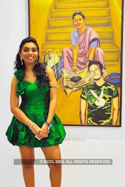 Janavi Mahimtura's art show