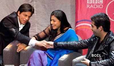 SRK, Kajol on radio in London