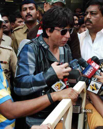SRK back from London
