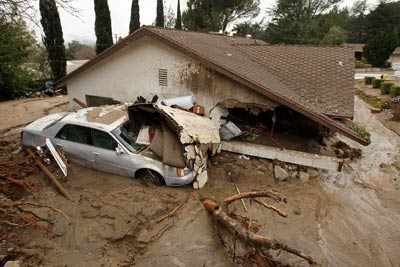 Heavy rains hit California
