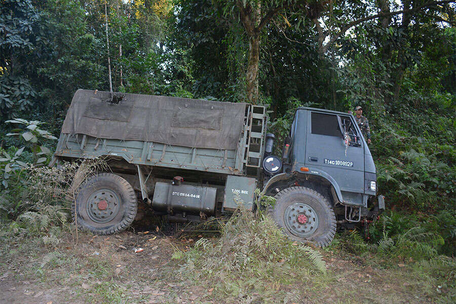 Army convoy ambushed in Assam