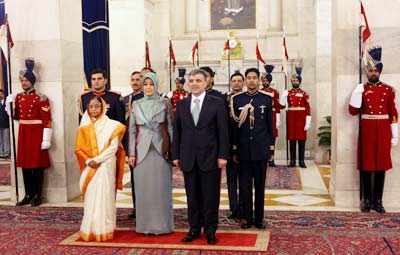 Turkish Prez in India