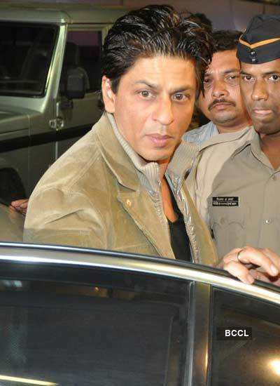 SRK-Kajol leave for premiere
