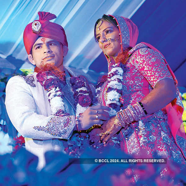 Geeta and Pawan’s wedding ceremony