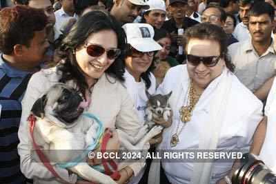 Agnimitra Paul, Deboshree, Bappi Lahri at Debasree Roy Foundation to join  walk in support of 'KARUNA' spreading awareness and care towards uncared  animals of the city on Victoria Memorial - Photogallery