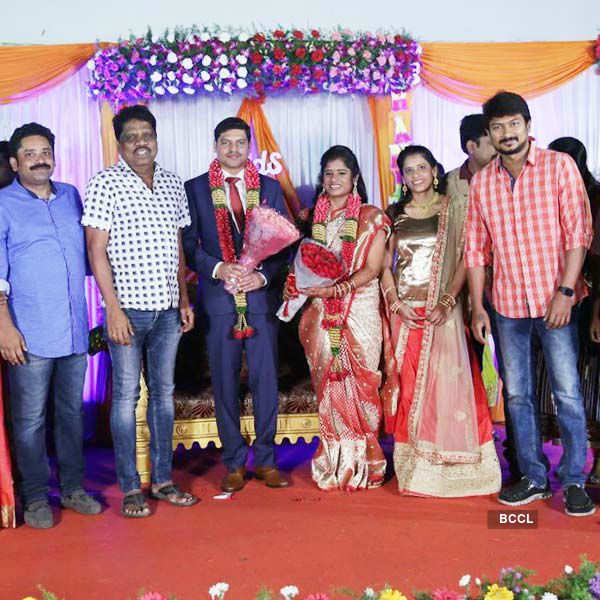 Celebs @ Anitha & Balaji's wedding