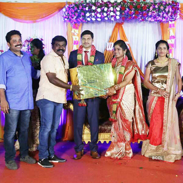 Celebs @ Anitha & Balaji's wedding