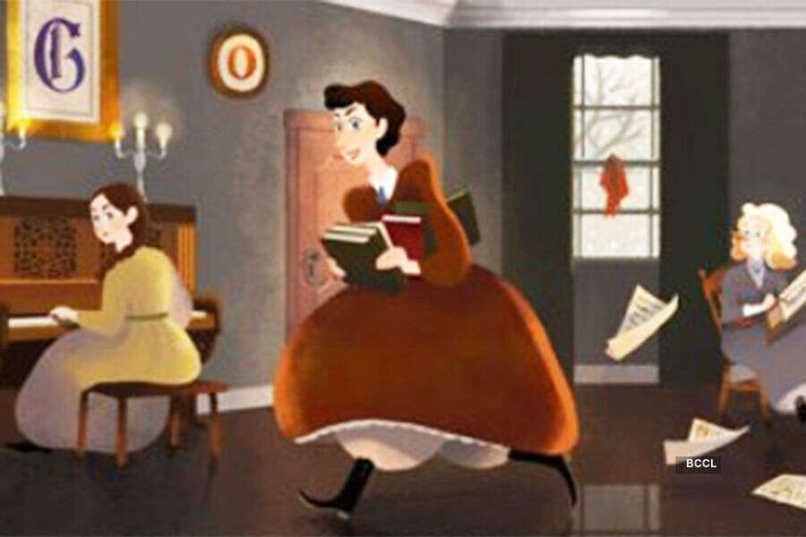 Google remembers "Little Women" Alcott with doodle