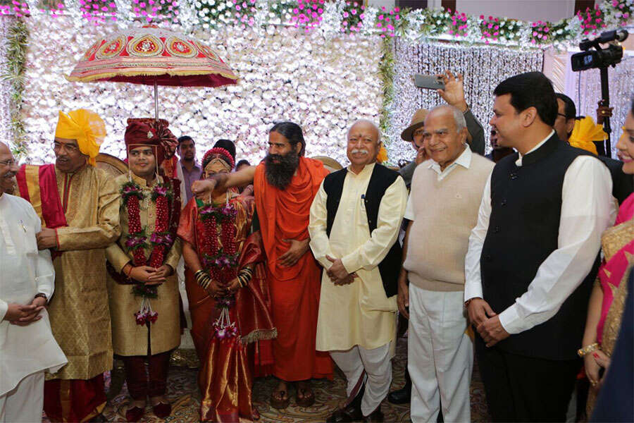 Nitin Gadkari&rsquo;s daughter&rsquo;s wedding