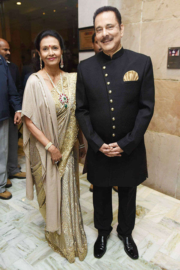 Subrata Roy at Yuvraj's reception
