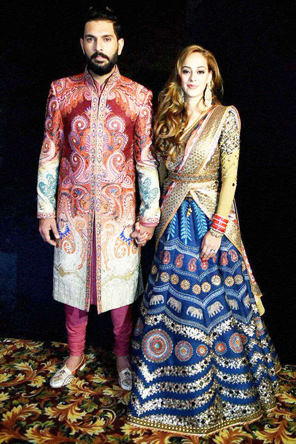 Yuvraj Singh & Hazel Keech's reception