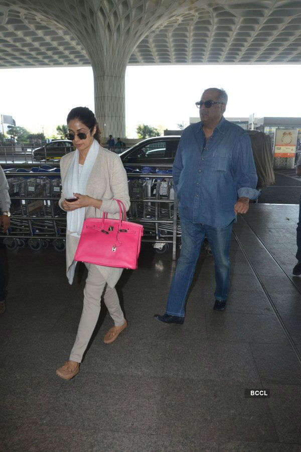 Photos of celebrities at airport