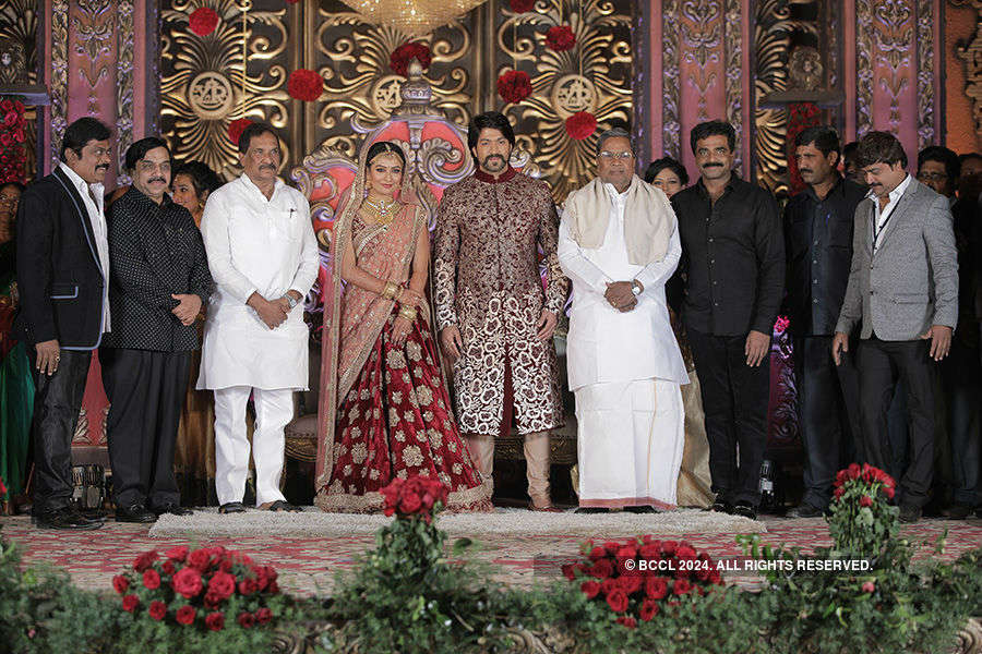 Yash and Radhika’s wedding reception