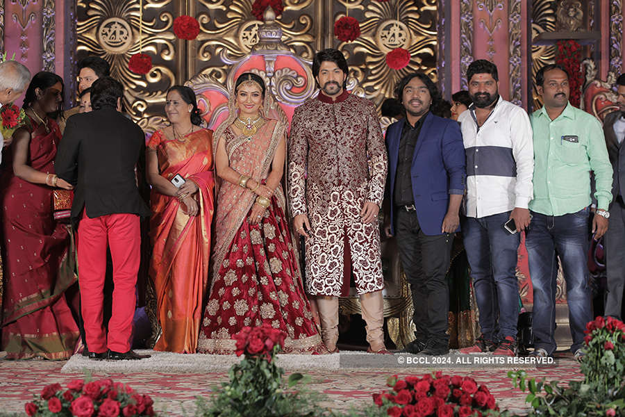 Yash and Radhika’s wedding reception