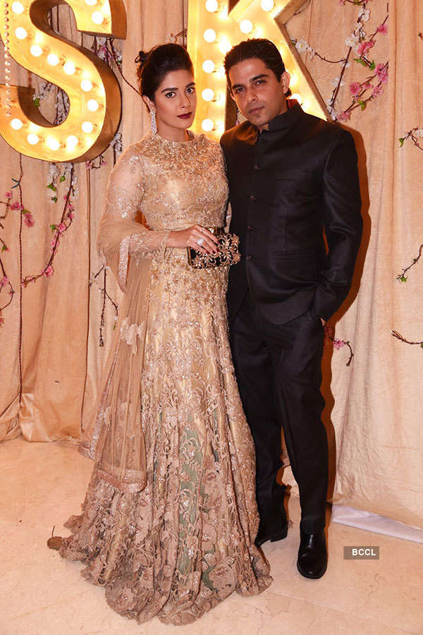 Pooja Gor And Raj Singh Arora At The Wedding Reception Of Tv Couple